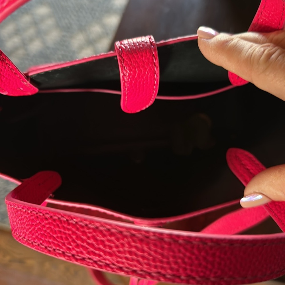 NWT Rebecca Minkoff Megan mini tote - acid pink - Picture 3 of 3